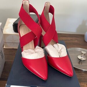 Cole Haan Women's Vibrant Red Heels